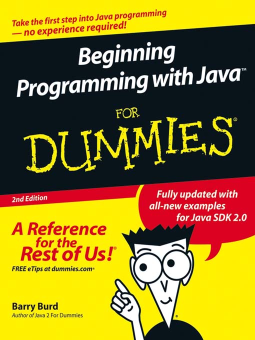 Title details for Beginning Programming with Java For Dummies by Barry Burd - Wait list